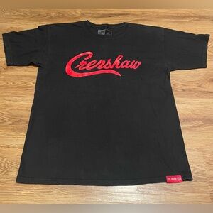 TMC The Marathon Clothing Crenshaw T-Shirt Black Red Mens Sz Large Nipsey Hussle